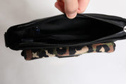 Multicolor Leopard Jacquard Crossbody Bag