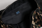 Dolce & Gabbana Multicolor Leopard DG Logo Belt Waist Fanny Pack Bag