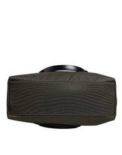 Military Green Nylon Shoulder Strap Tote Bag