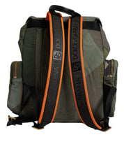Dolce & Gabbana Military Green Patchwork Travel Backpack Bag Dolce & Gabbana