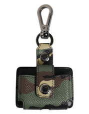 Multicolor Camouflage Leather Airpods Case