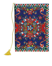 Multicolor Polyester Carretto Siciliano Print Notebook