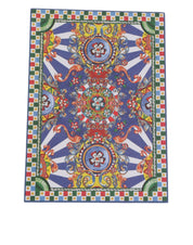 Multicolor Carretto Siciliano Envelope Post Card Holder
