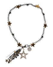 Silver Gold Brass Embellished Waist Chain Belt