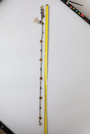 Silver Gold Brass Embellished Waist Chain Belt
