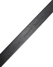 Dolce & Gabbana Black Calfskin Classic Metal Logo Buckle Belt Dolce & Gabbana