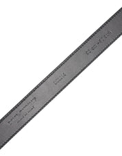 Dolce & Gabbana Black Calf Leather Classic Metal Buckle Belt Dolce & Gabbana
