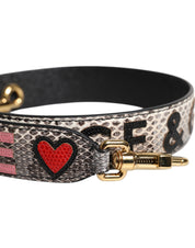 Dolce & Gabbana Multicolor DG AMORE Patch Bag Shoulder Strap Dolce & Gabbana