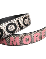 Dolce & Gabbana Multicolor DG AMORE Patch Bag Shoulder Strap Dolce & Gabbana