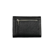 Calvin Klein Black Polyurethane Women Wallet
