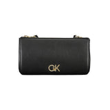 Black Polyester Women Shoulder Bag