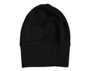 Black #DGLOVESLONDON Knitted Beanie Hat