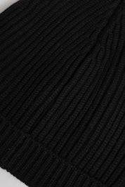 Dolce & Gabbana Black Cashmere Knitted Winter Beanie Hat Dolce & Gabbana
