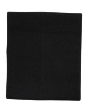 Black Cashmere Knitted Neck Warmer Foulard Scarf