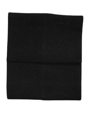 Black Cashmere Knitted Neck Warmer Foulard Scarf