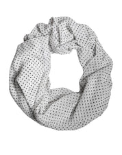 Dolce & Gabbana White Polka Dots Polyester Wrap Shawl Scarf Dolce & Gabbana