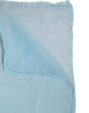 Dolce & Gabbana Light Blue Silk Rectangle Wrap Shawl Scarf Dolce & Gabbana