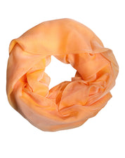 Dolce & Gabbana Orange Silk Rectangle Wrap Shawl Scarf Dolce & Gabbana
