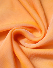 Orange Silk Rectangle Wrap Shawl Scarf