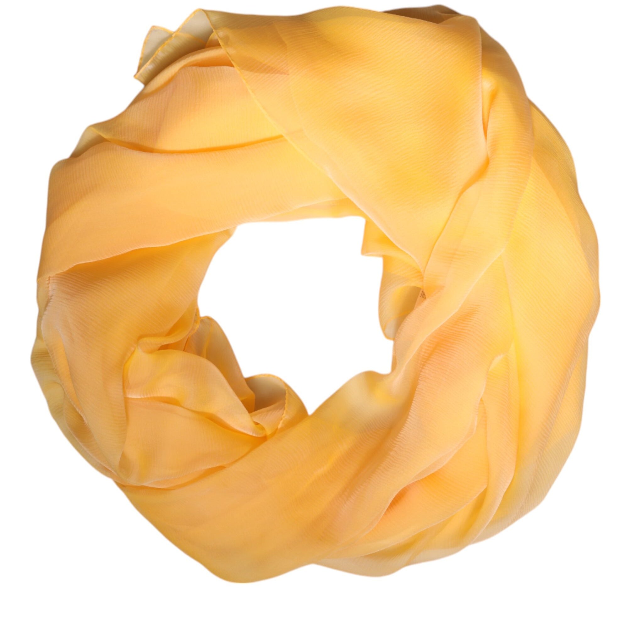 Dolce & Gabbana Yellow Silk Rectangle Wrap Shawl Scarf Dolce & Gabbana