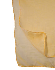 Yellow Silk Rectangle Wrap Shawl Scarf