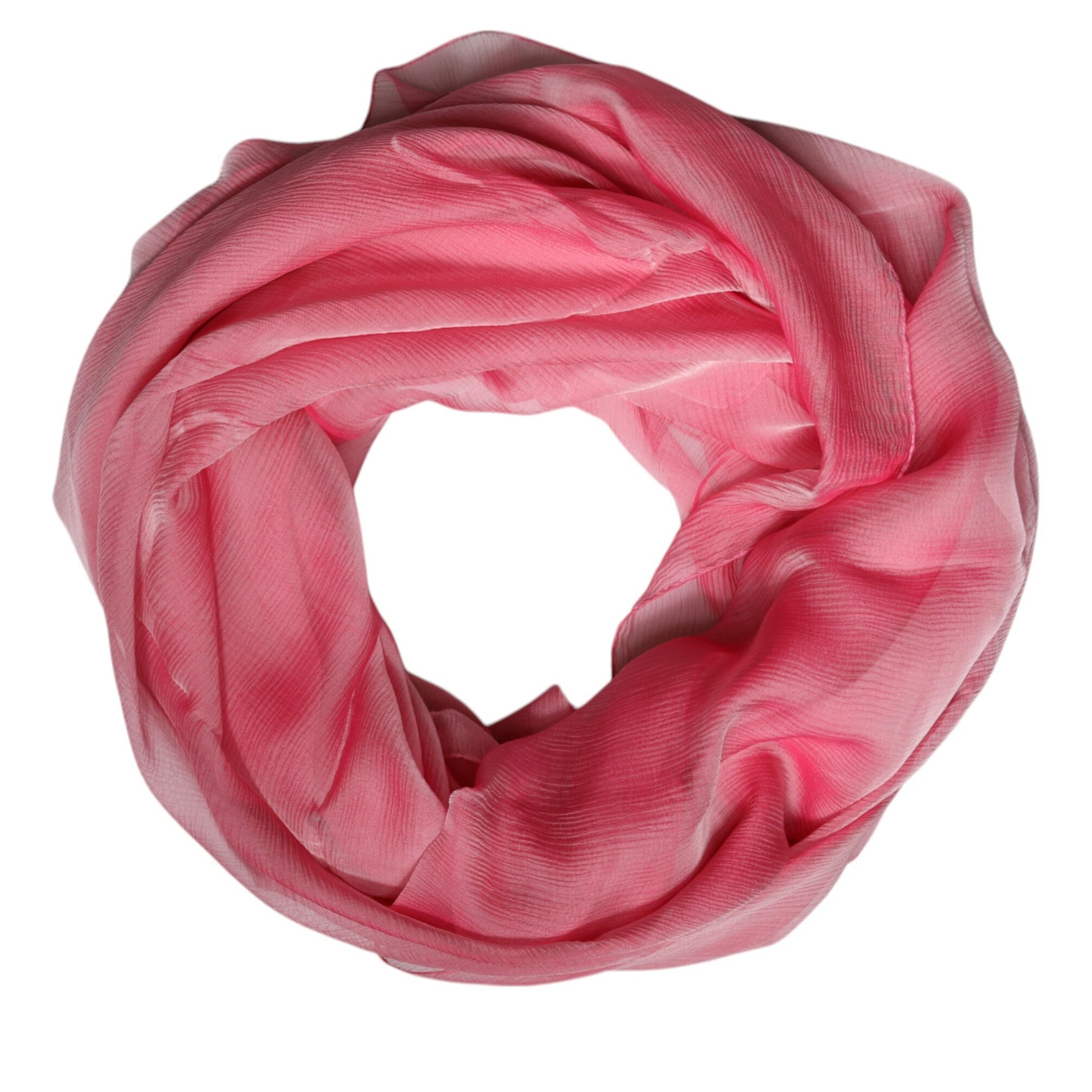 Dolce & Gabbana Pink Silk Rectangle Women Wrap Shawl Scarf Dolce & Gabbana