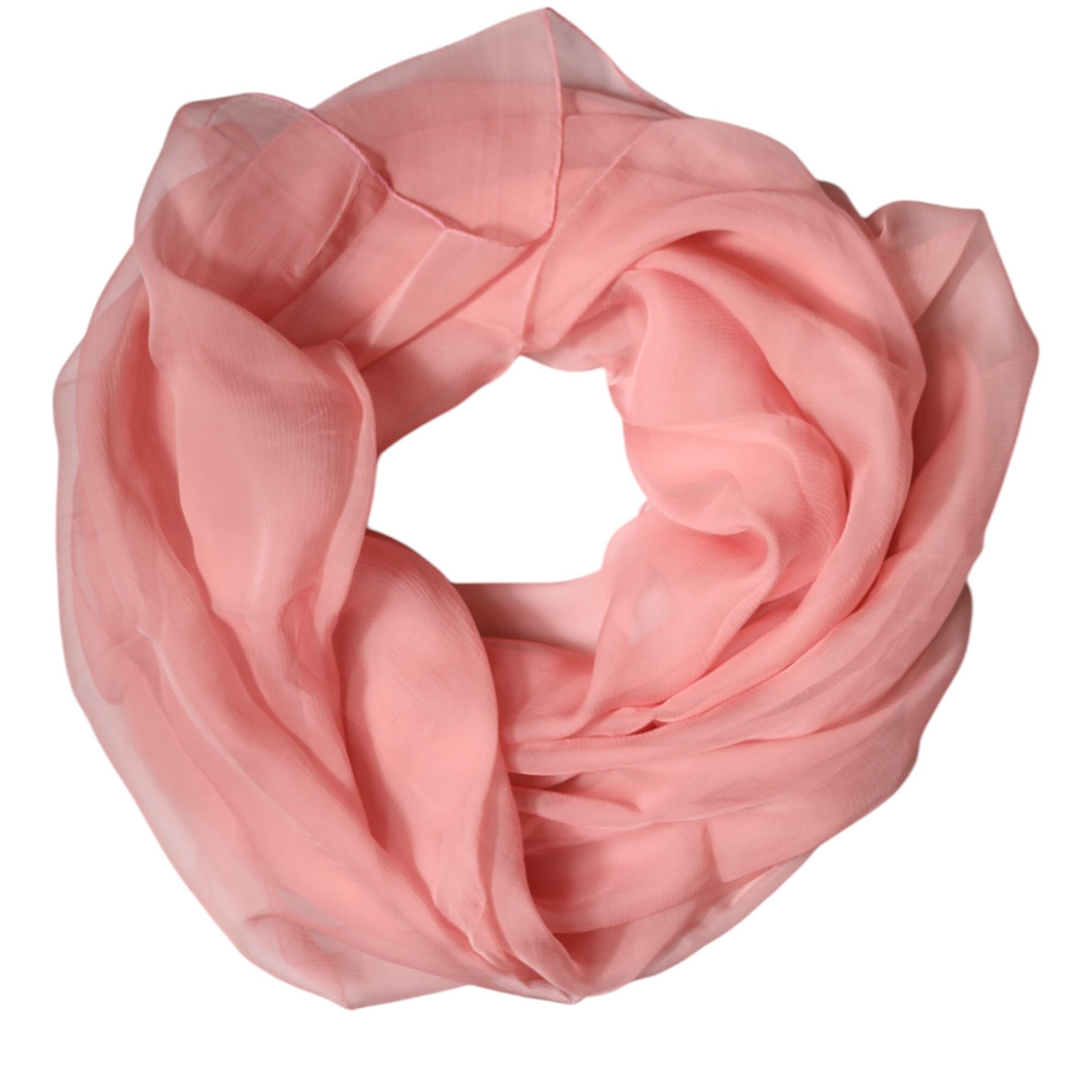 Dolce & Gabbana Pink Silk Rectangle Women Wrap Shawl Scarf Dolce & Gabbana