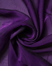 Purple Silk Rectangle Wrap Shawl Scarf