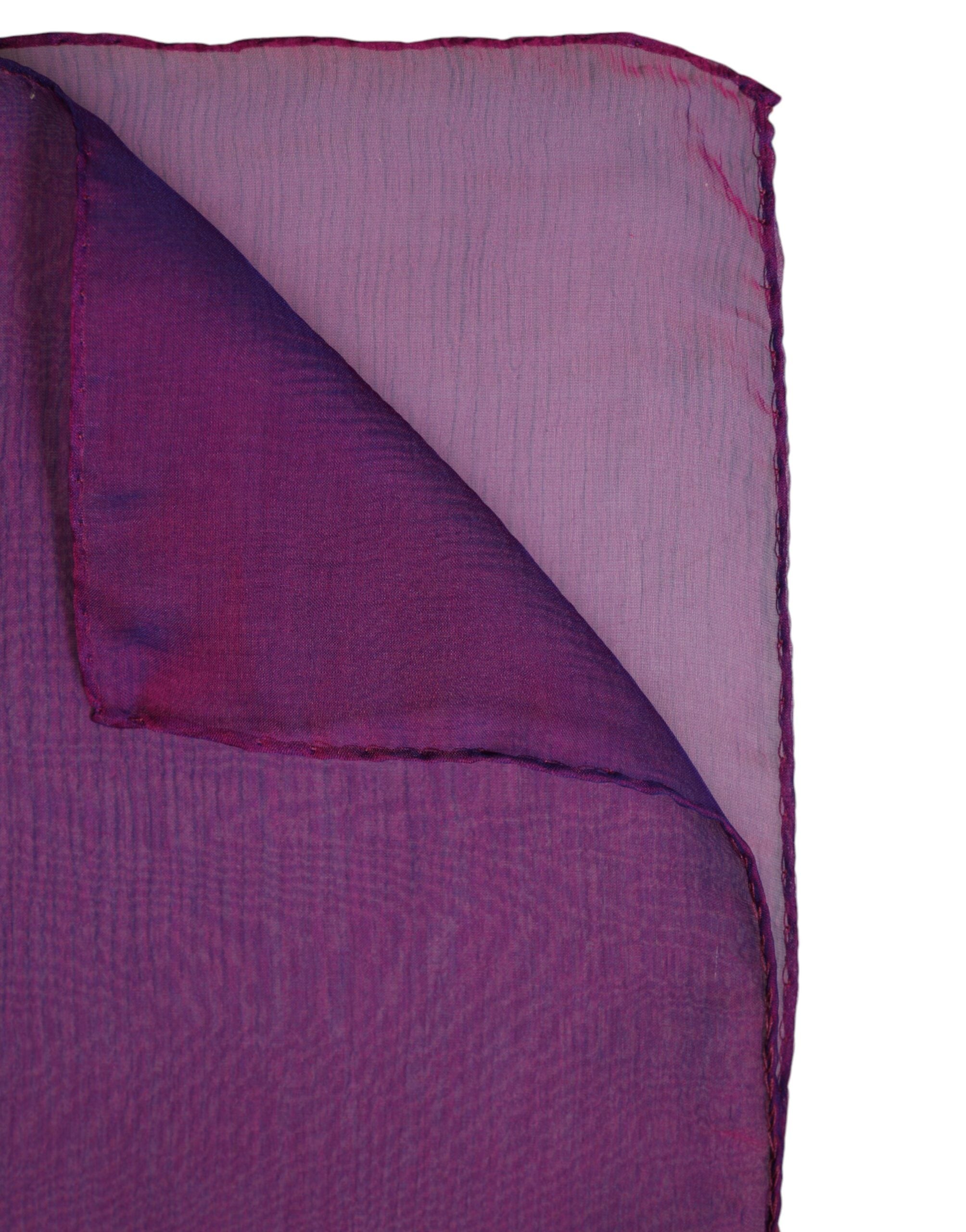 Dolce & Gabbana Purple Silk Rectangle Wrap Shawl Scarf Dolce & Gabbana