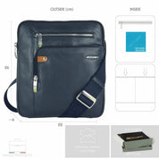 8458  Borsello Acciaio Blu 0000000127 Acciaio