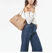 73BS9101 BORSE SHOPPING V73 Beige 0000000155