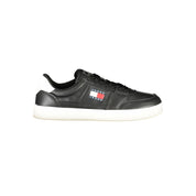 Black Leather Men Sneaker