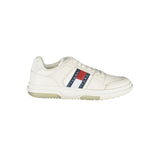White Polyurethane Men Sneaker