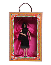 Black Dress Ceramic Porcelain Fashion Leather Sicily Dolls