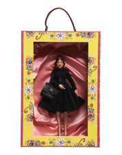 Black Dress Ceramic Porcelain Fashion Leather Sicily Dolls