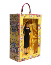 Black Dress Ceramic Porcelain Fashion Leather Sicily Dolls