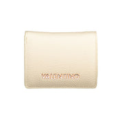 Beige Polyurethane Women's Wallet