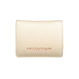 Beige Polyurethane Women's Wallet