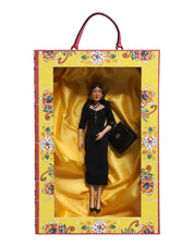 Black Dress Ceramic Porcelain Fashion Leather Sicily Dolls