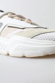 Sneakers White Beige Leather Sport DAYMASTER Shoes