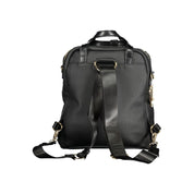 Black Polyurethane Women's Backpack