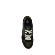 Multicolor Calf Leather Bos Taurus Low Top Sneakers