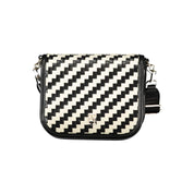 Black Polyurethane Women Handbag