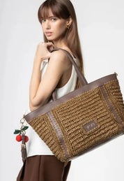 73BS9M301 BORSE SHOPPING V73 Moka 0000000316 - UNICA / Moka - BORSE SHOPPING
