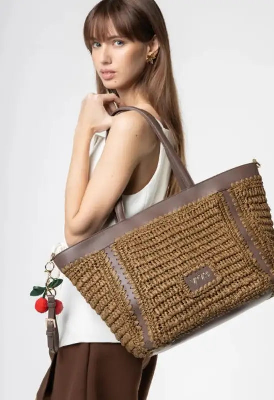 73BS9M301 BORSE SHOPPING V73 Moka 0000000316 - UNICA / Moka - BORSE SHOPPING