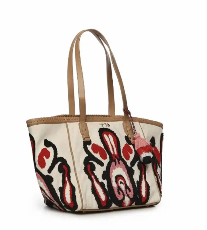 73BS9NA01 BORSE SHOPPING V73 Cuoio/Rosso 0000000331 - UNICA / Cuoio/Rosso - BORSE SHOPPING