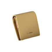 Beige Leather Women Wallet