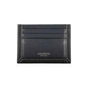 Blue Leather Men Wallet