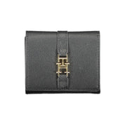 Black Polyurethane Women Wallet