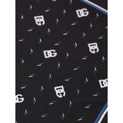 Black Silk Pocket Square